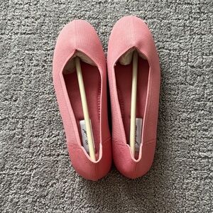 Women’s Pink Knit Ballet Flats